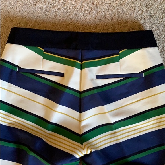 J. Crew striped ankle length pant - Picture 5 of 6